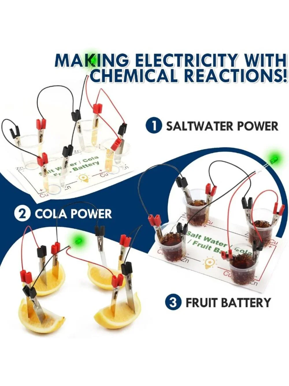 STEM Electric Circuit Kit for Kids & Teens | Fun Light Bulb Experiments
